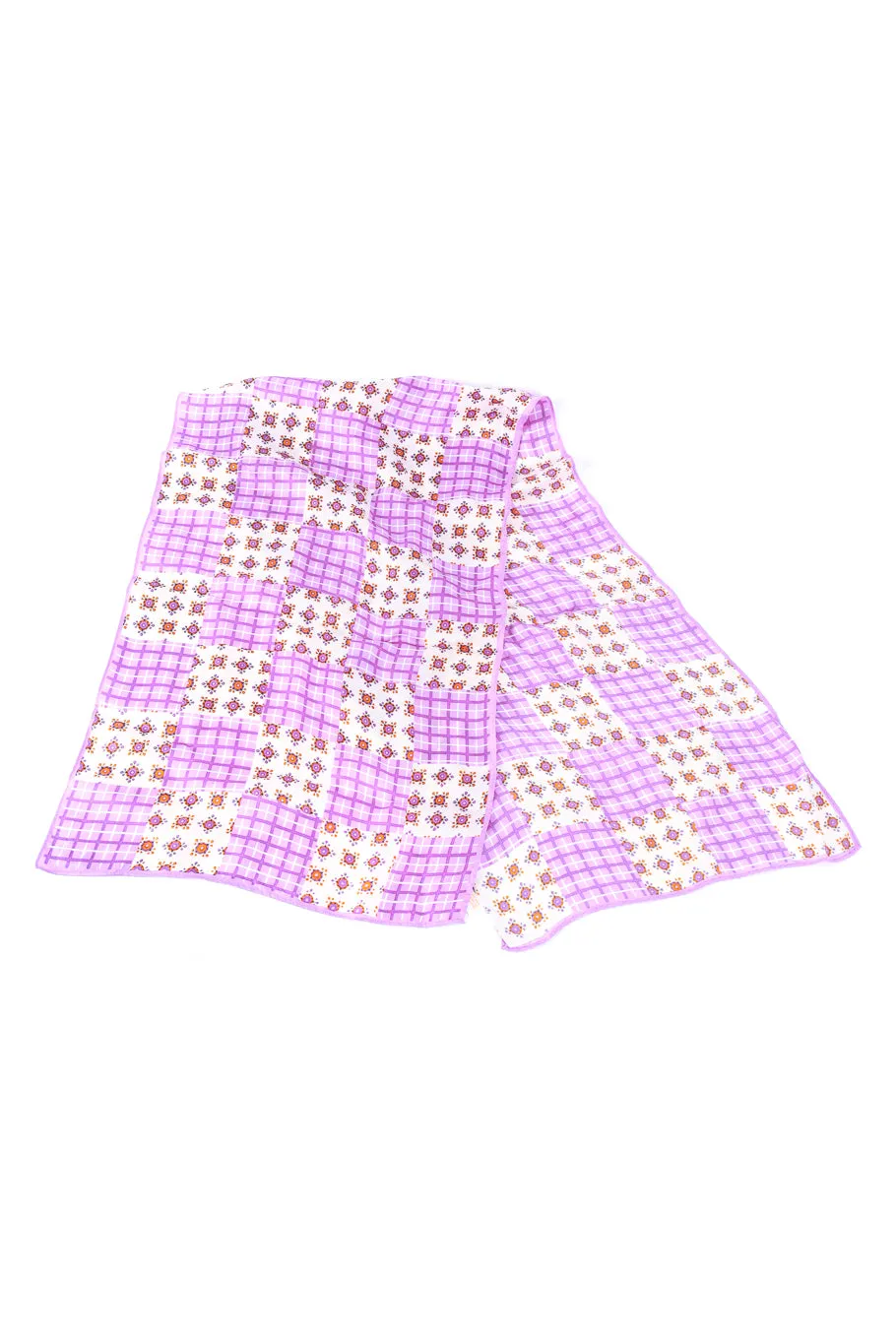Gingham Box Bag & Scarf Set