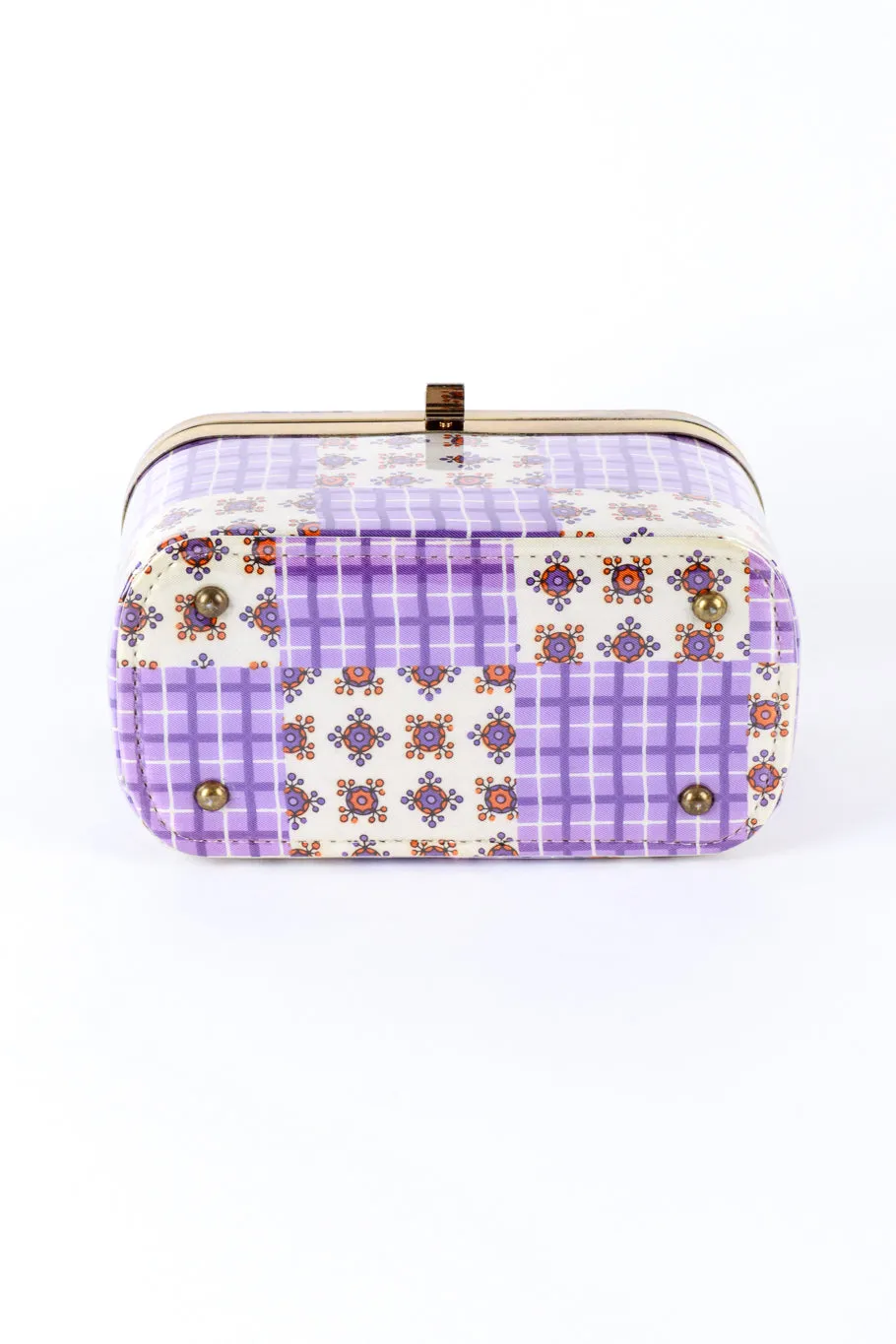 Gingham Box Bag & Scarf Set