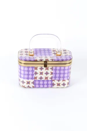 Gingham Box Bag & Scarf Set