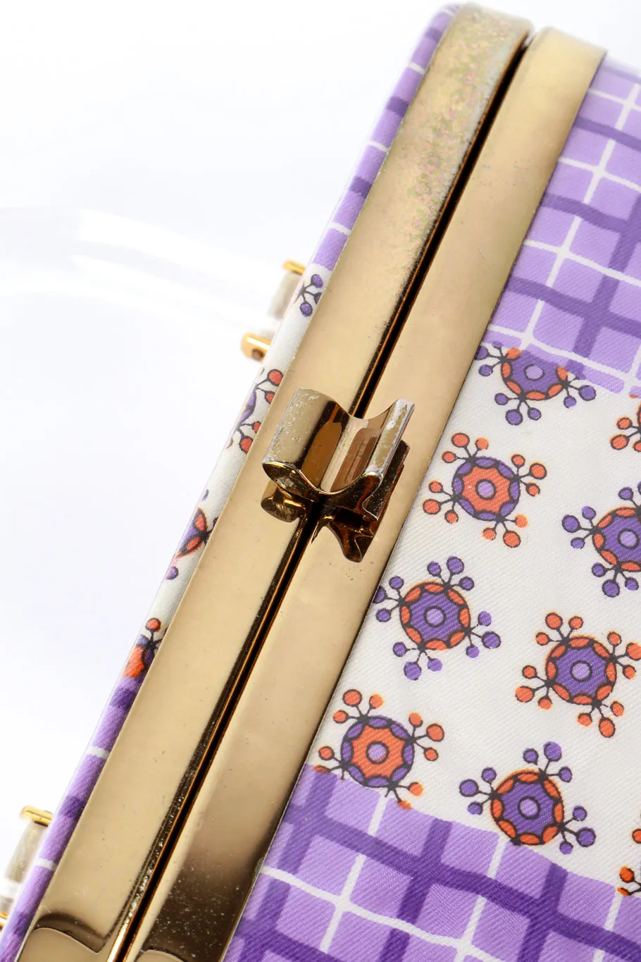 Gingham Box Bag & Scarf Set