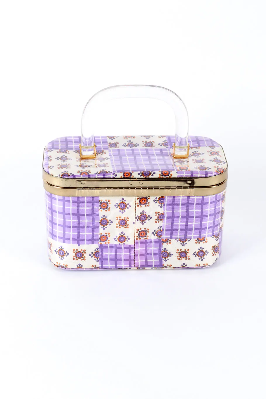 Gingham Box Bag & Scarf Set