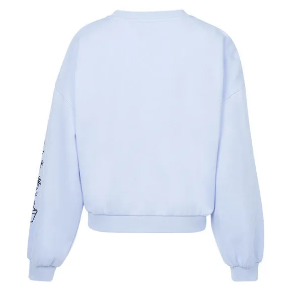 Girl's Bee Peace Slouchy Crew Sweatshirt