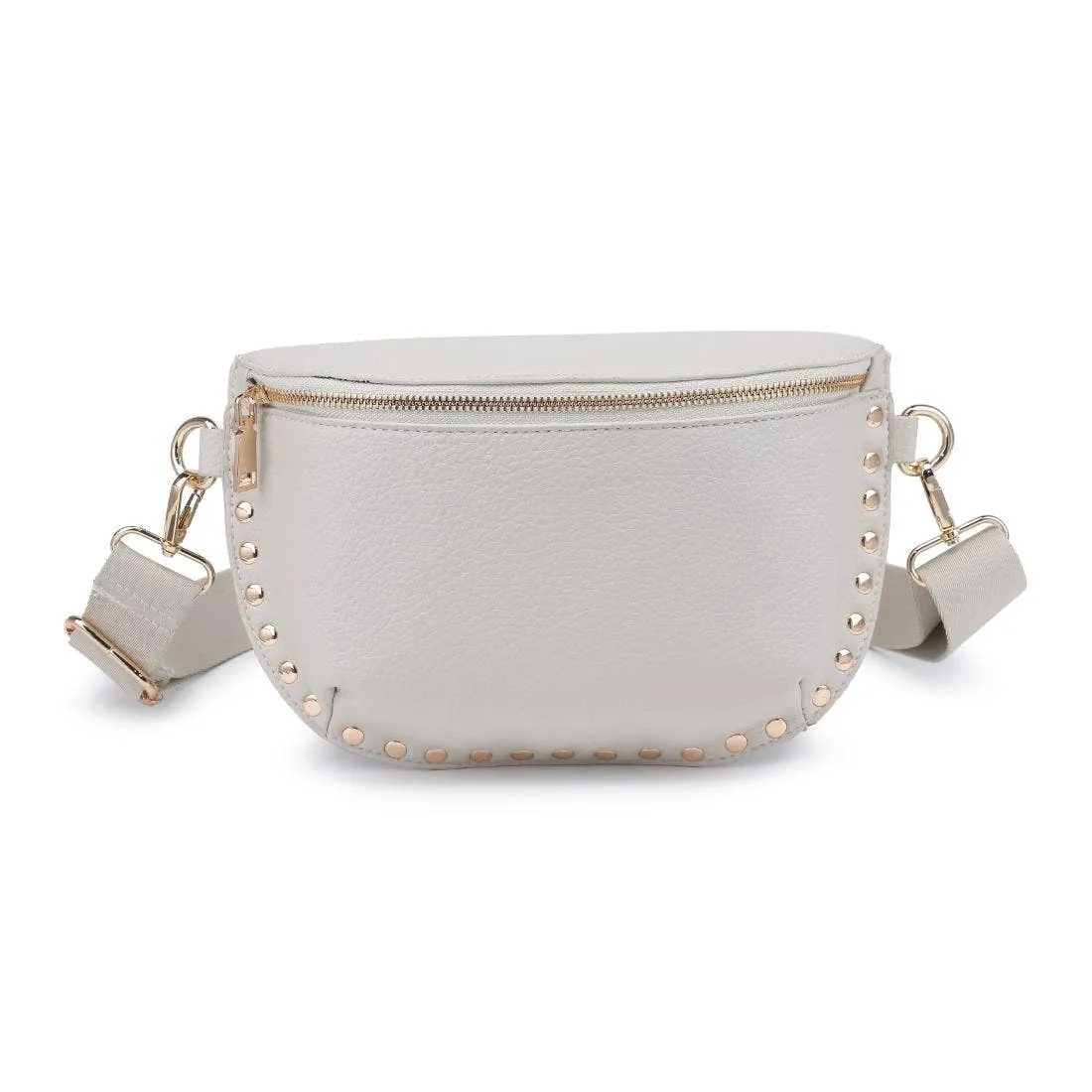 Gizelle Belt Crossbody Bag | Cream