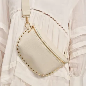 Gizelle Belt Crossbody Bag | Cream