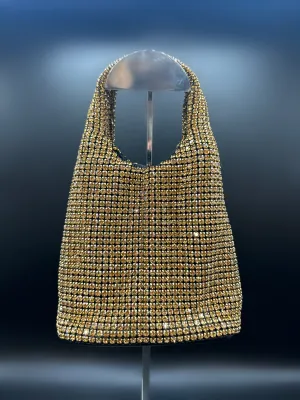 Gold Bucket Bag