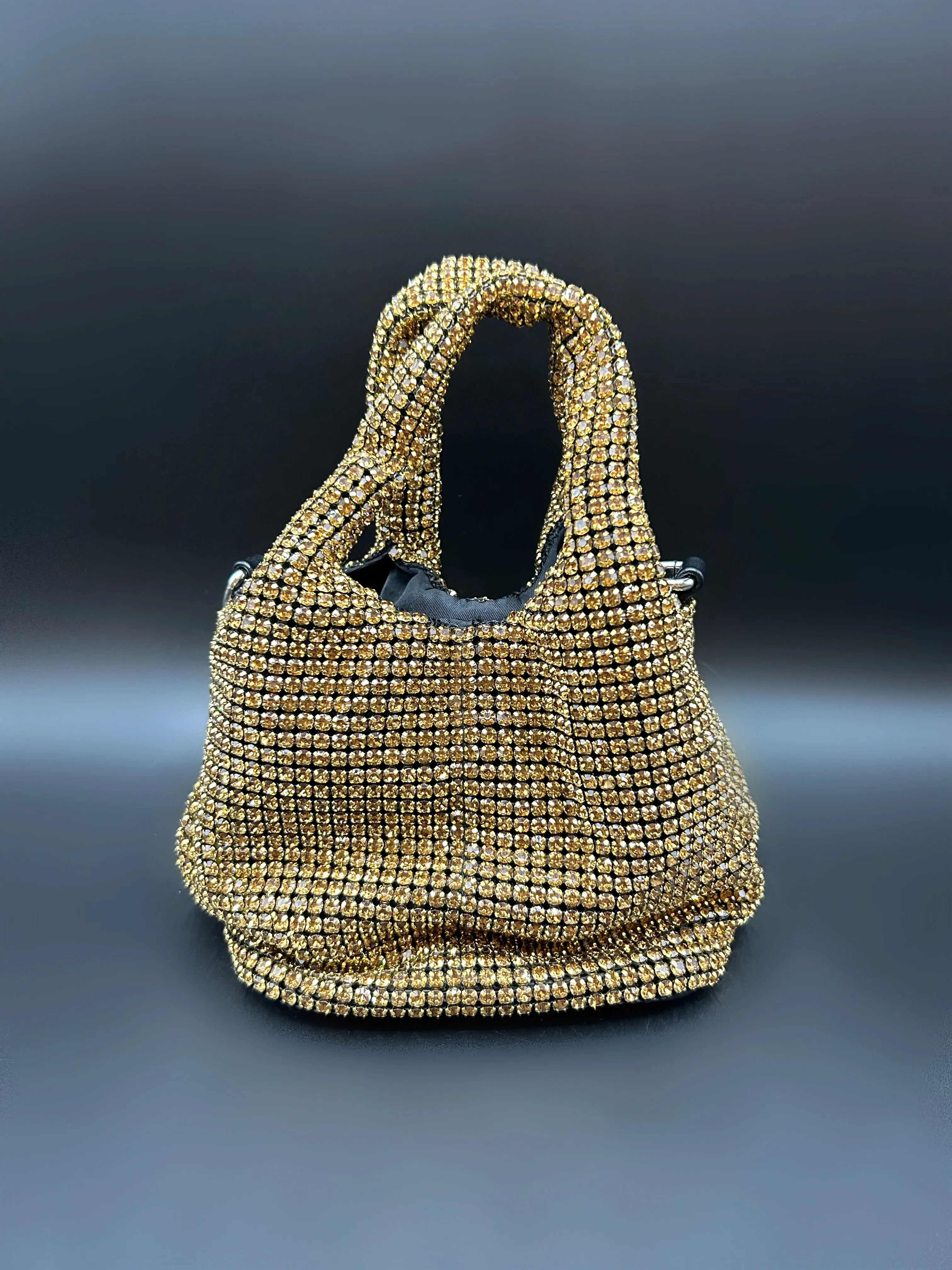 Gold Bucket Bag