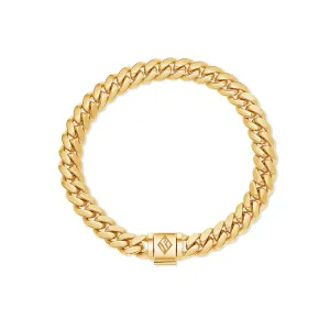 Gold Cuban Link Bracelet (7mm)