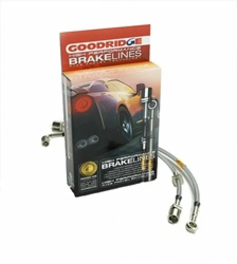 Goodridge 17-18 Honda Civic Si (Si Model Only) SS Brake Line Kit | 20040