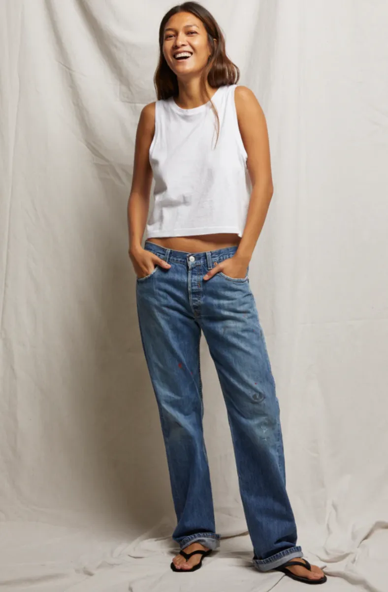 Gracie Tank in White | Perfect White Tee