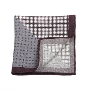 Graphite Symphony Pocket Square