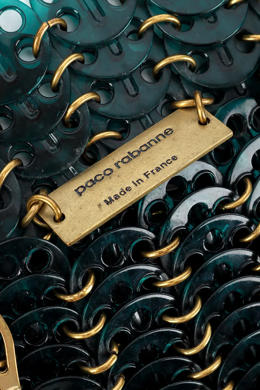 Green & Gold "Nano 1969" Handbag