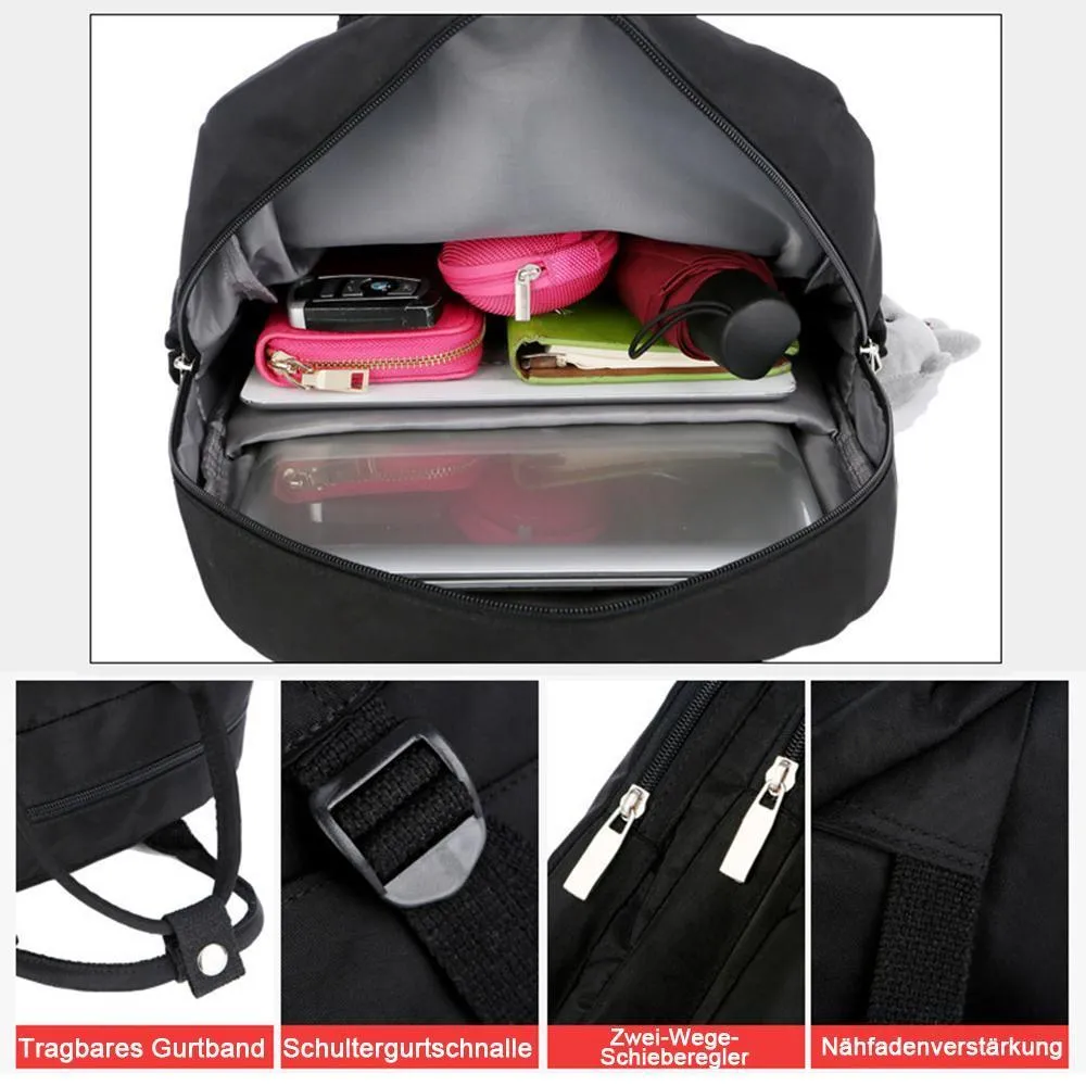 Große Kapazität Multi-Pocket Wasserdichter Rucksack