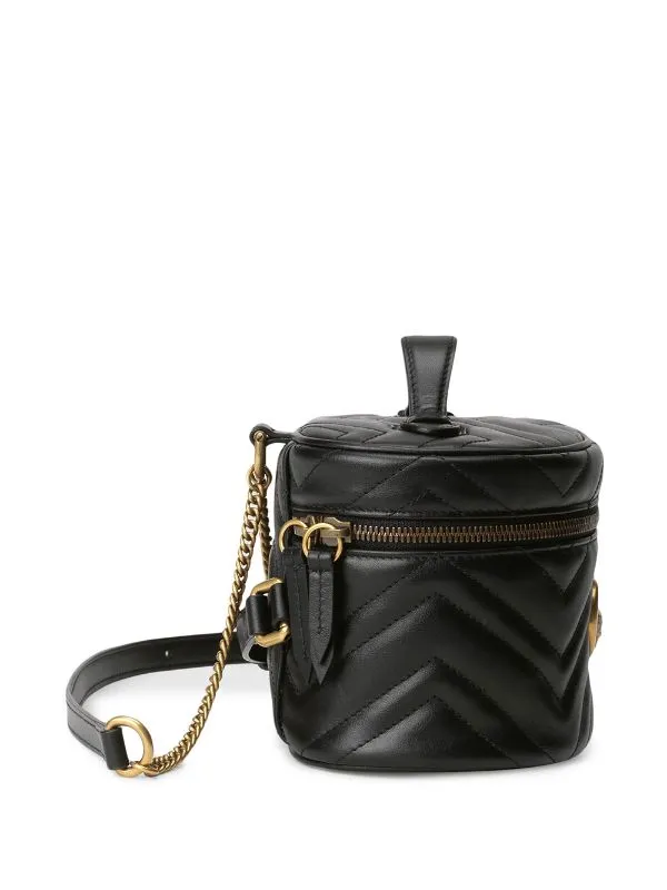 Gucci GG Marmont Matelasse Mini Backpack in Black