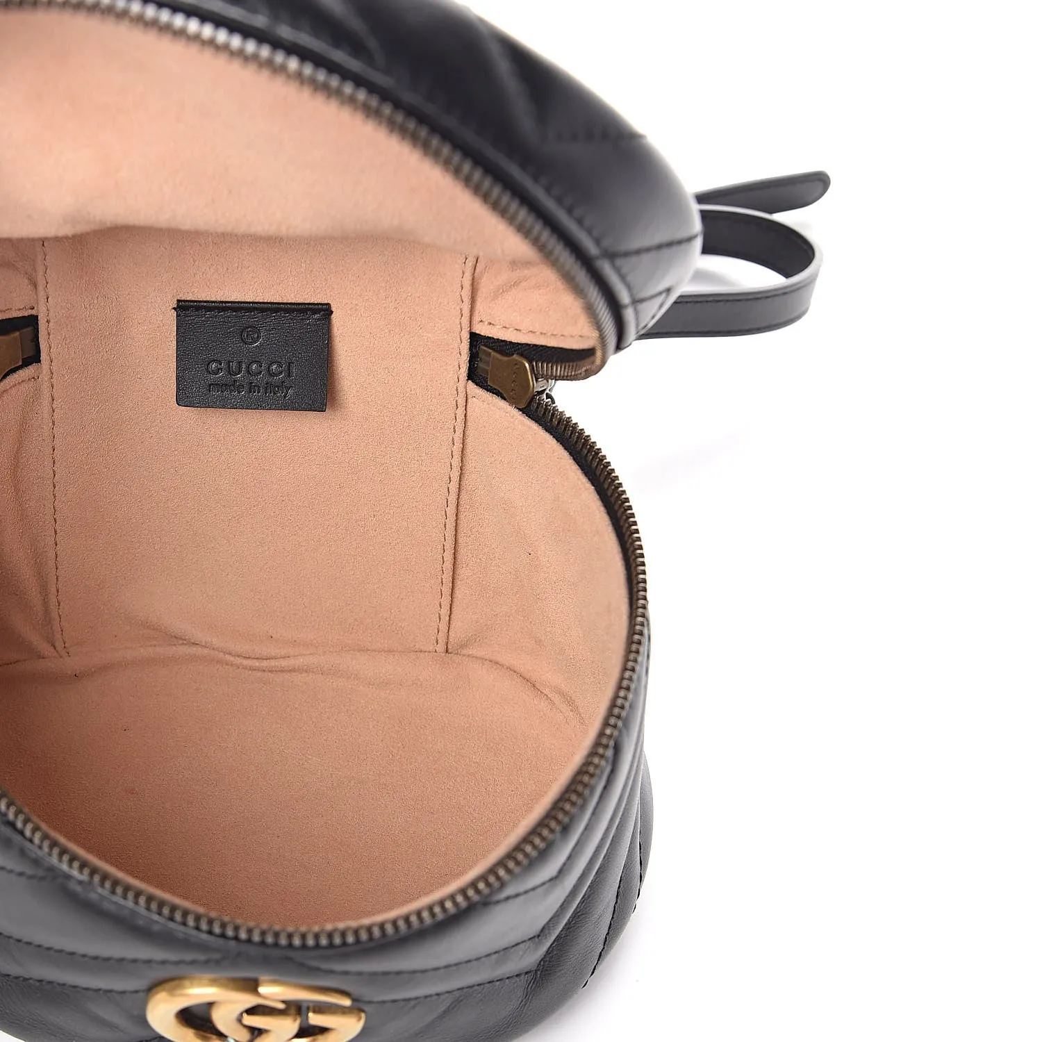 Gucci GG Marmont Matelasse Mini Backpack in Black