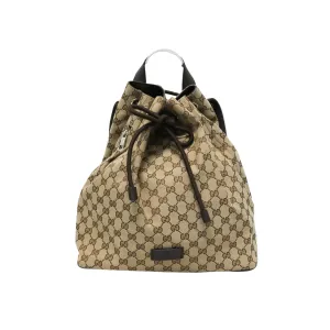 GUCCI MONOGRAM DRAWSTRING BACKPACK