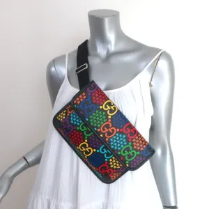 Gucci Psychedelic GG Coated Canvas Belt Bag Black/Multi Small Crossbody