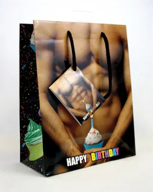 Guy With Cupcake - Gift Bag