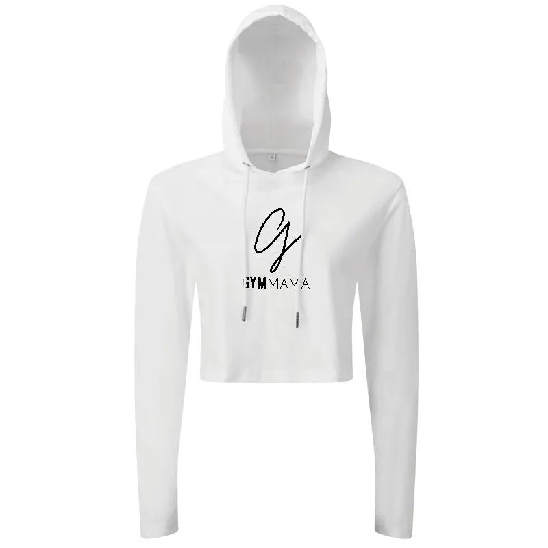 Gym Mama Mission Hooded Crop Top