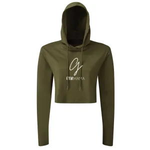 Gym Mama Mission Hooded Crop Top