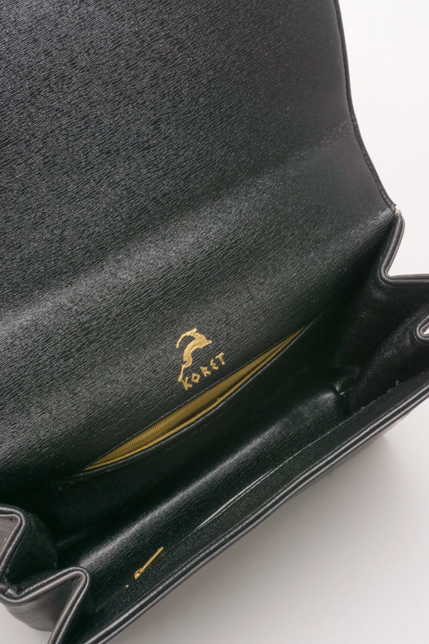 H-Flap Leather Handbag