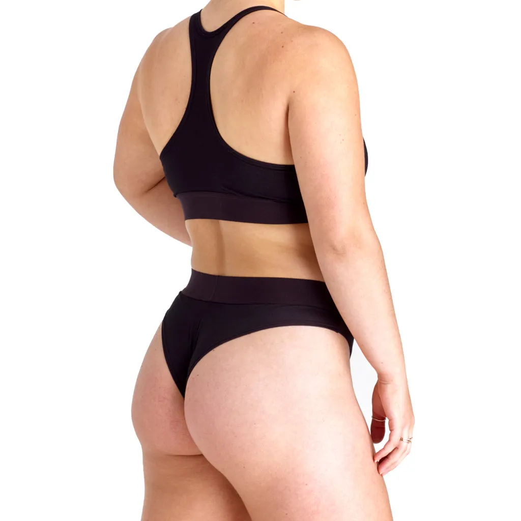 Halo Lounge Briefs in Jet Black Twin Pack
