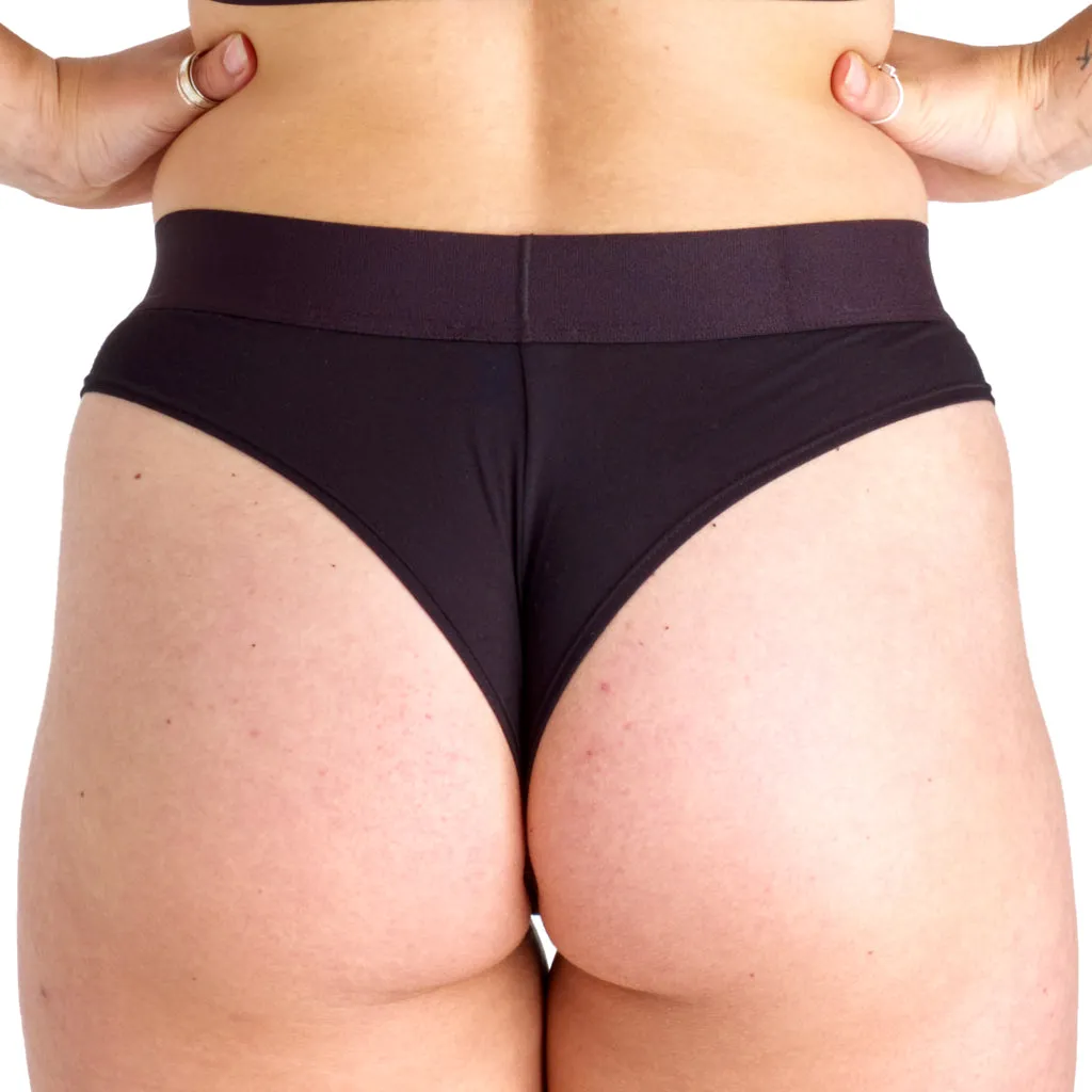 Halo Lounge Briefs in Jet Black Twin Pack