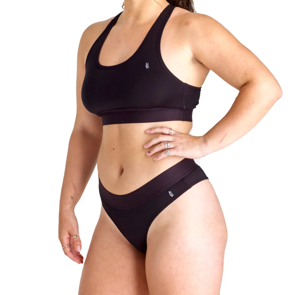Halo Lounge Briefs in Jet Black Twin Pack