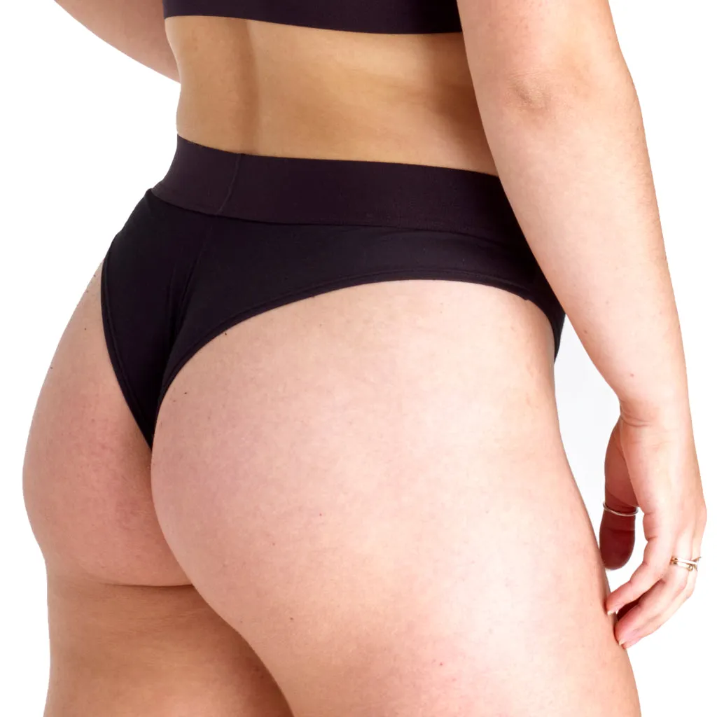 Halo Lounge Briefs in Jet Black Twin Pack