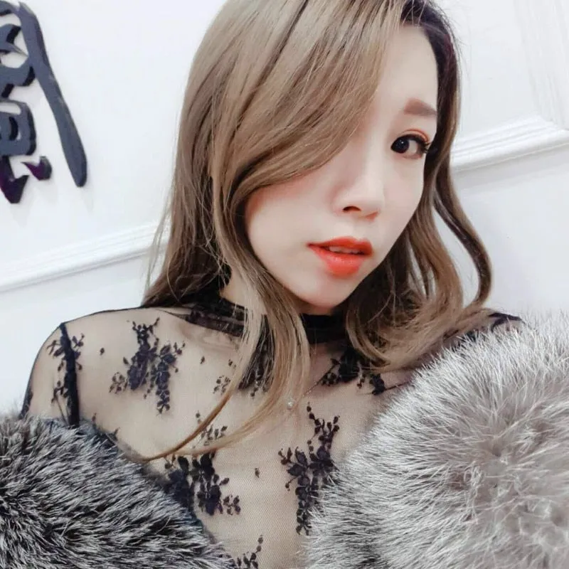 Harajuku Mesh Top Transparent net shirt