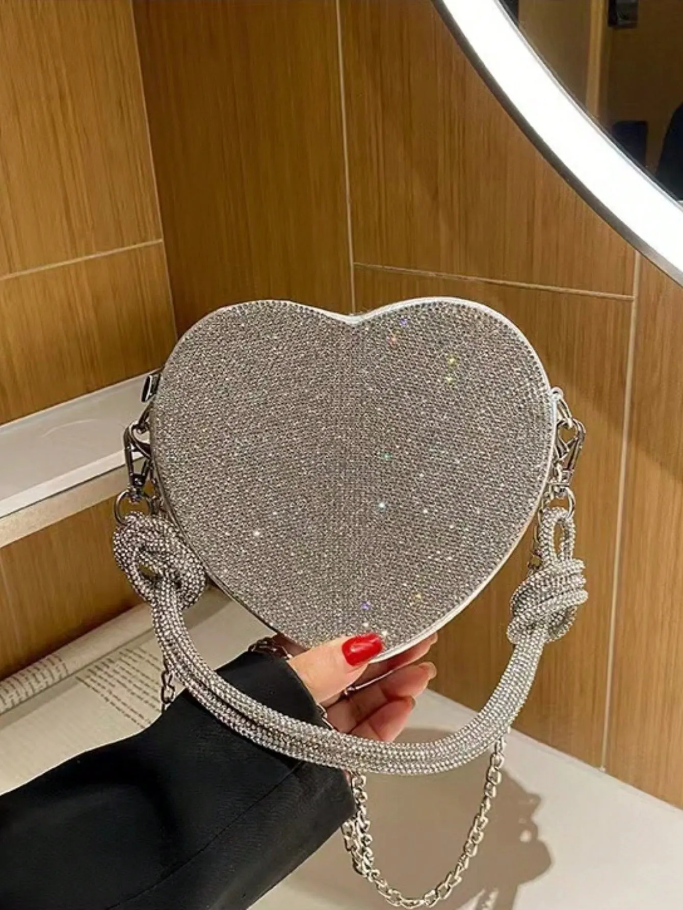 Heart Design Crossbody Bag- FD ⚡