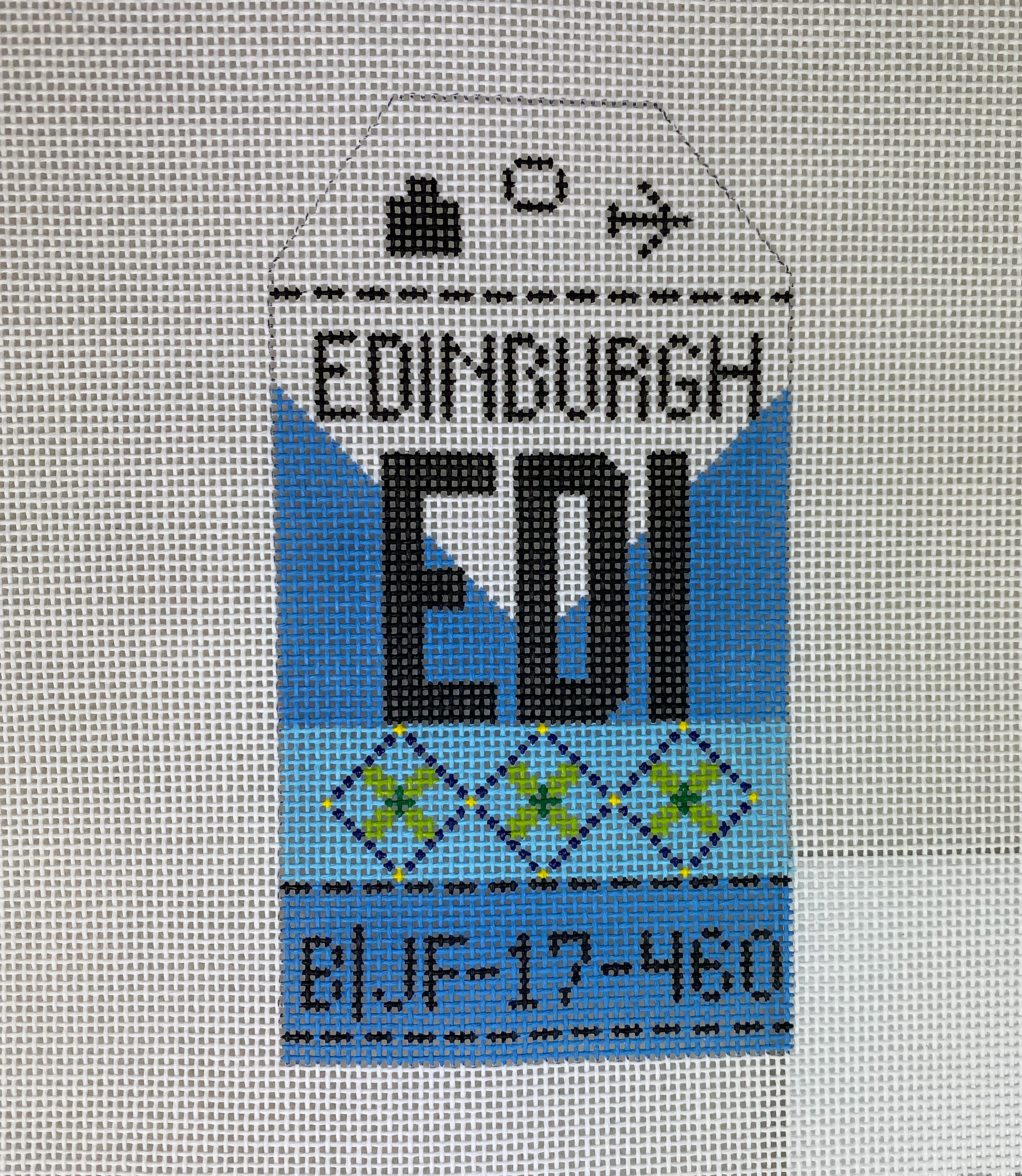 Hedgehog Needlepoint HH1EDI Edinburgh