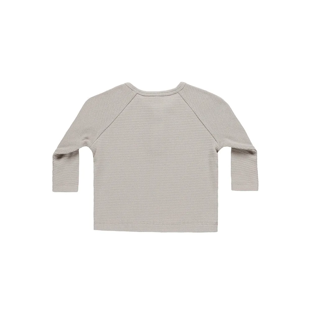 Henley Knit Top & Legging Set | Fog