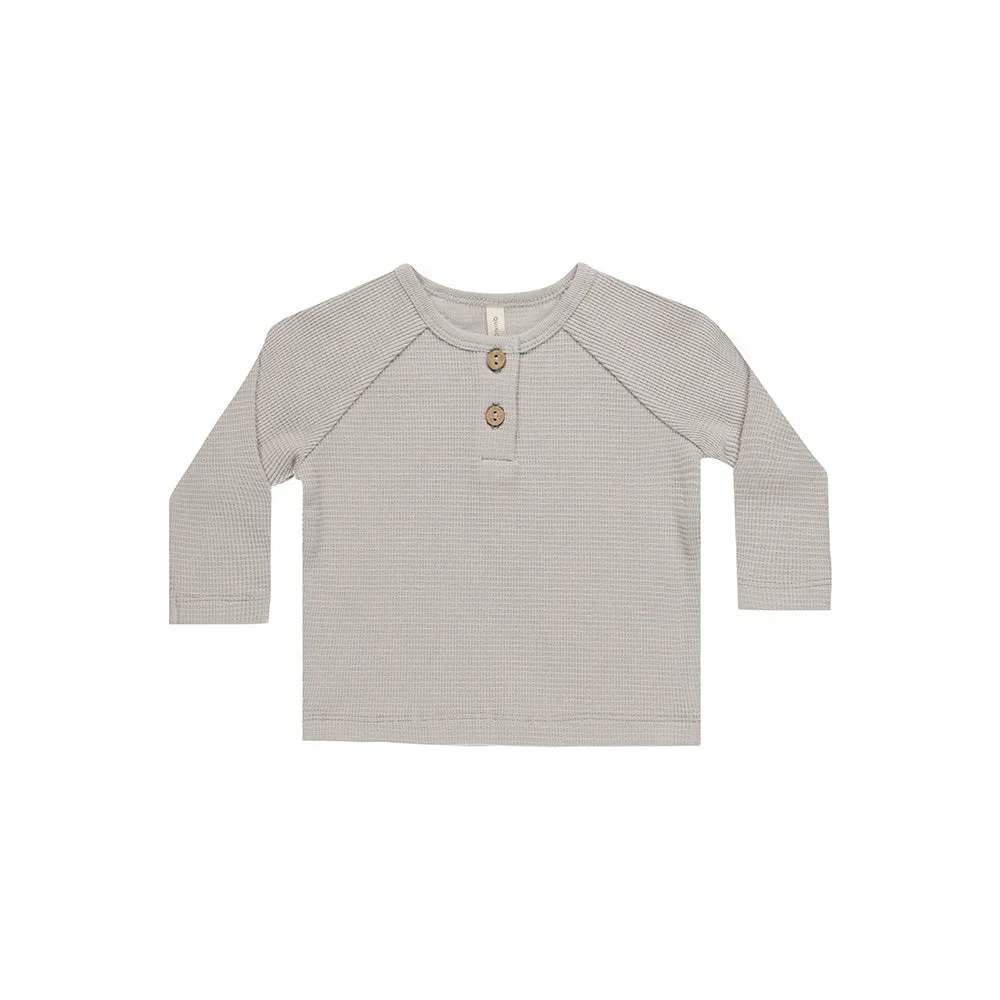 Henley Knit Top & Legging Set | Fog