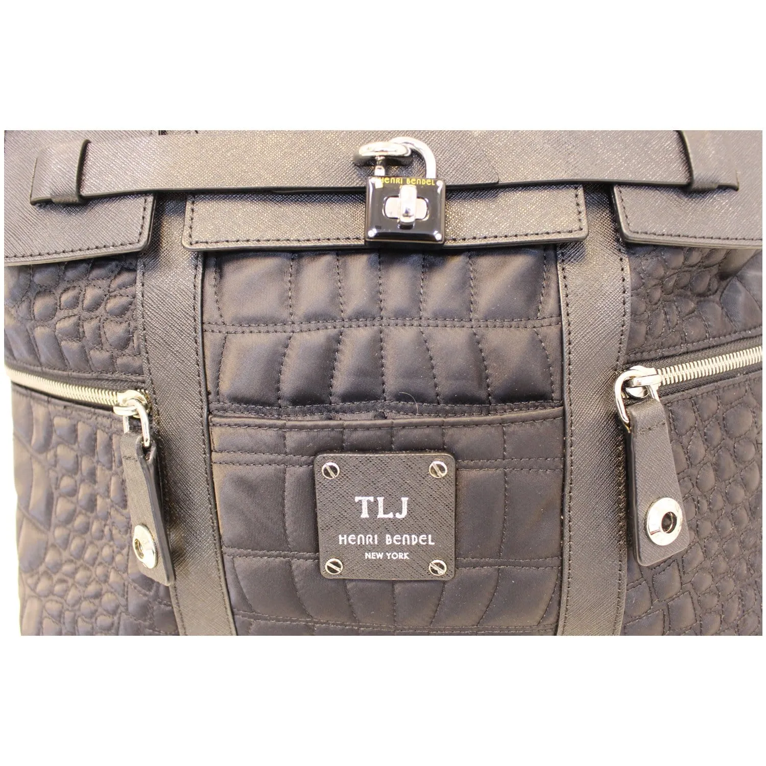 Henri Bendel Jetsetter Convertible Backpack Black
