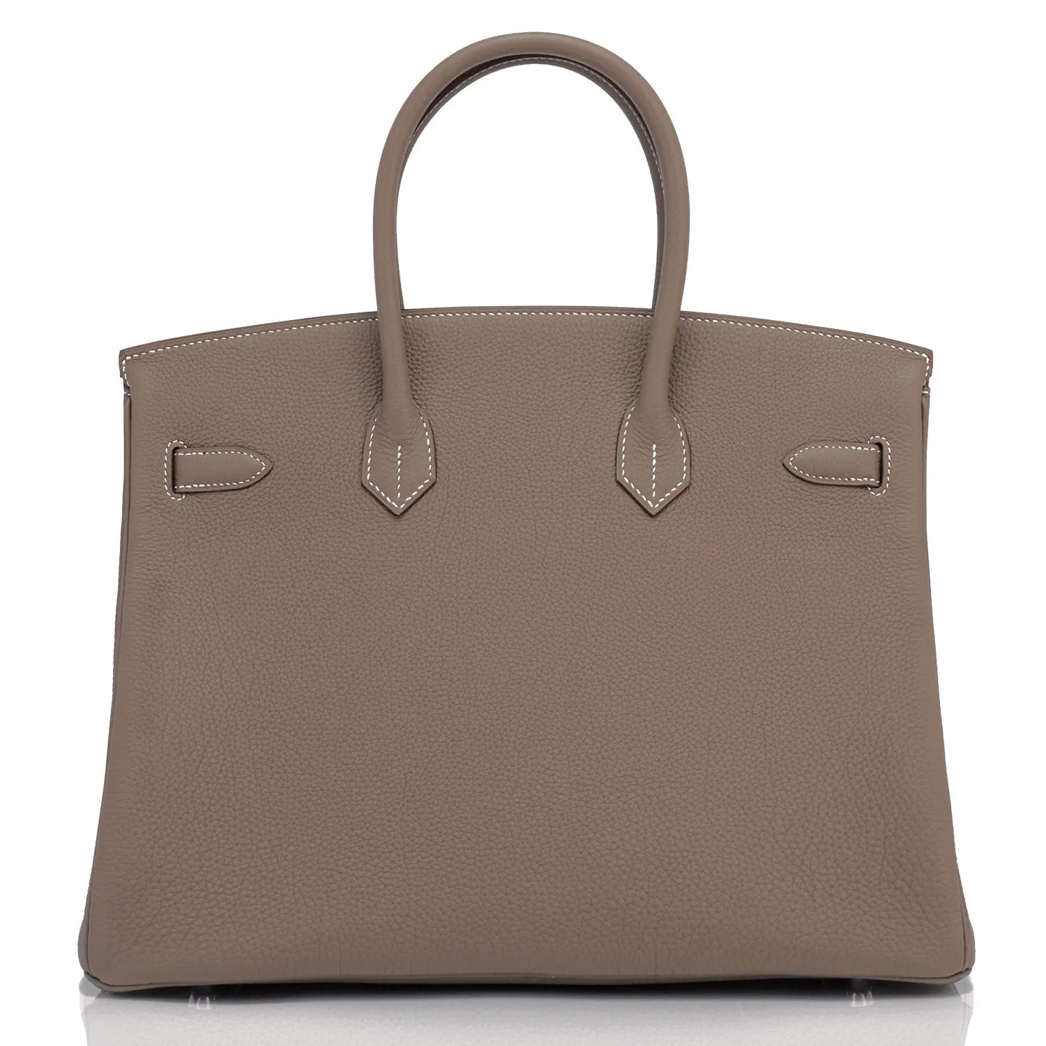 Hermes Etoupe Togo 35cm Birkin Palladium Hardware