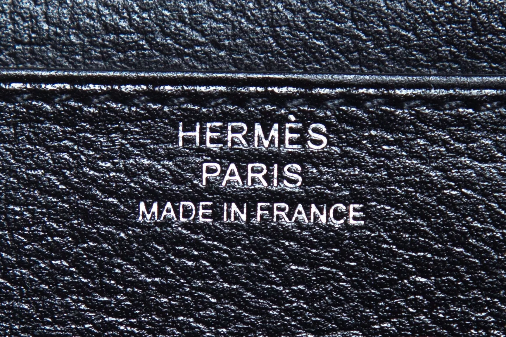Hermès 2023 Black Leather Constance Wallet To Go Handbag