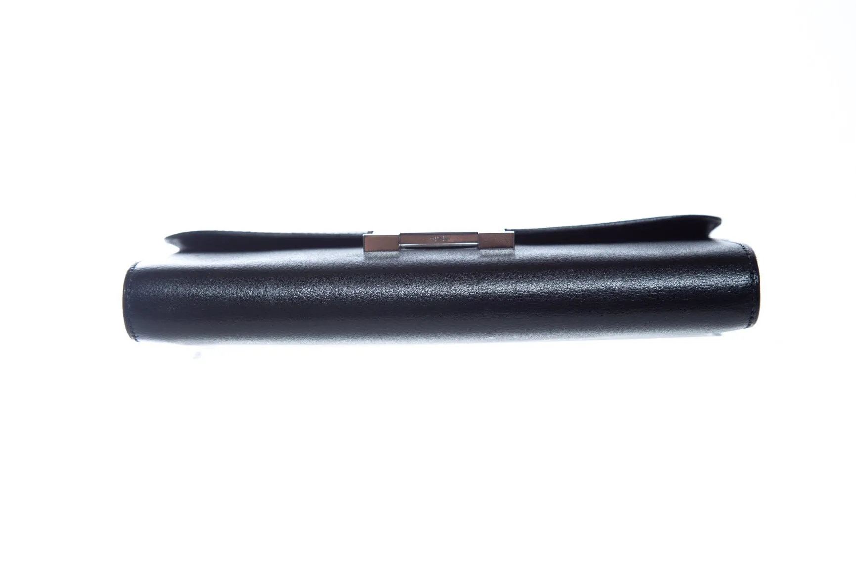 Hermès 2023 Black Leather Constance Wallet To Go Handbag
