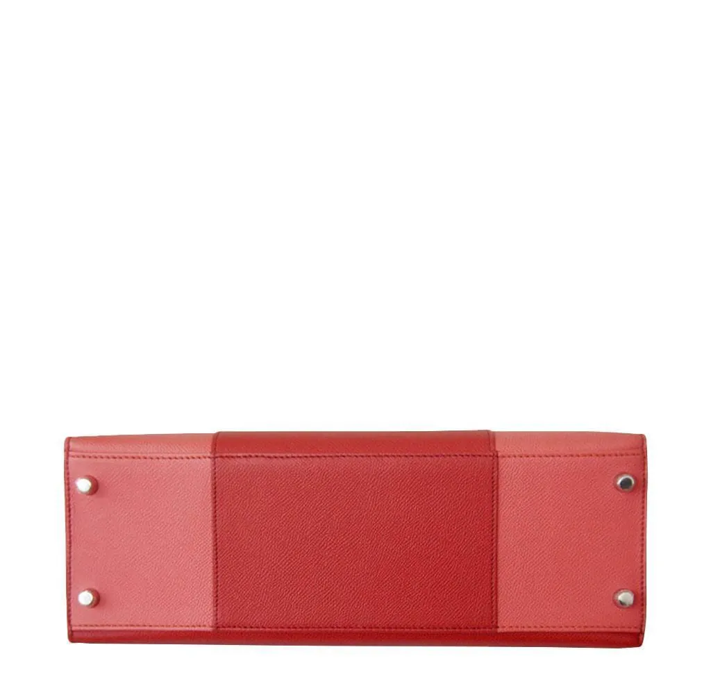 Hermès Kelly 32 Sellier Flag Red Pink Bag