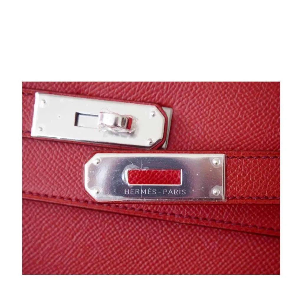 Hermès Kelly 32 Sellier Flag Red Pink Bag