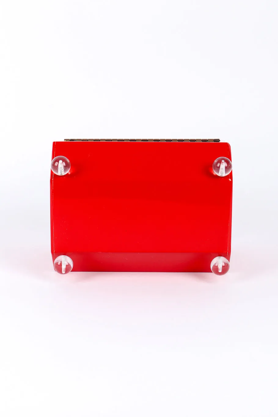 Hexagon Lucite Box Bag