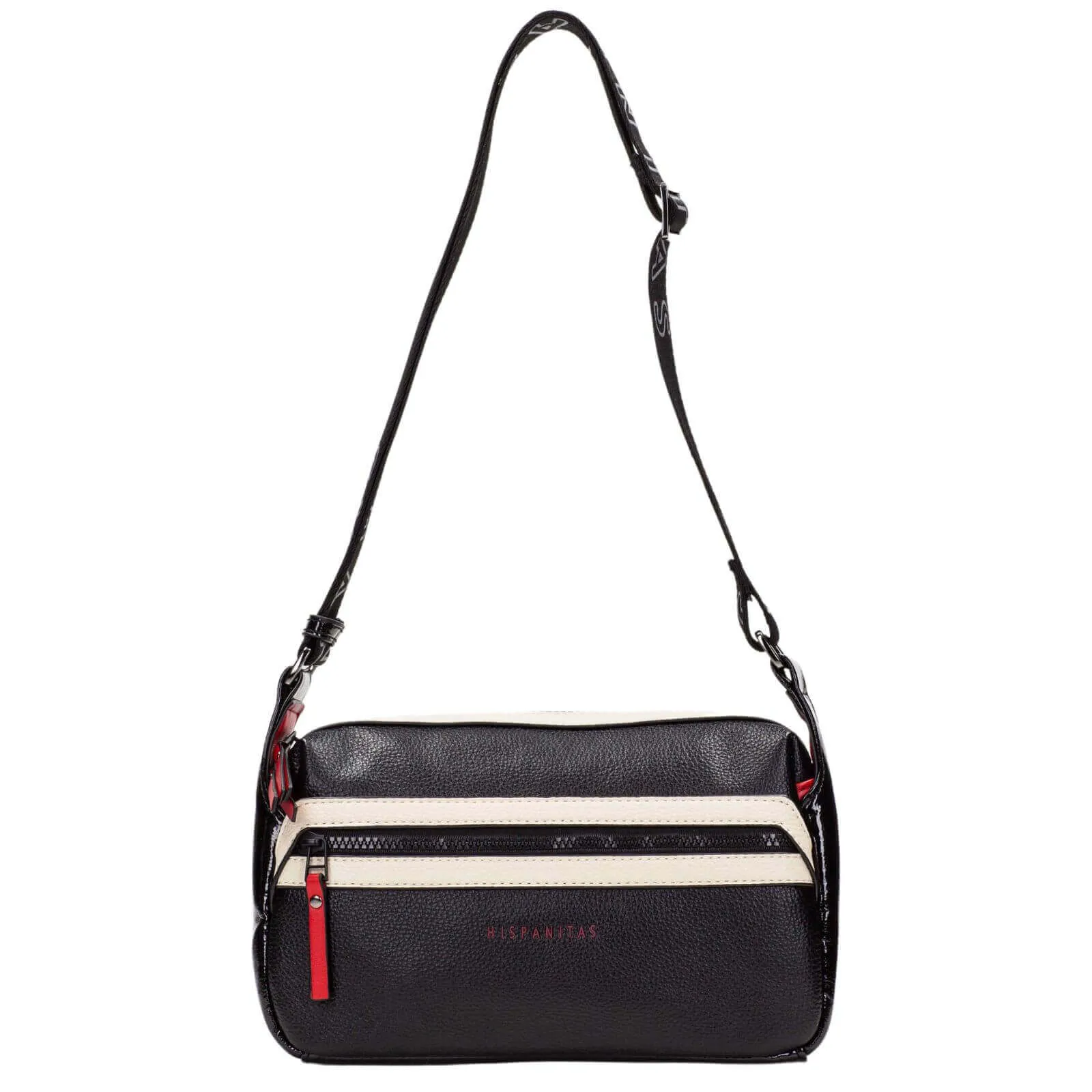 Hispanitas Black Sporty Crossbody Bag