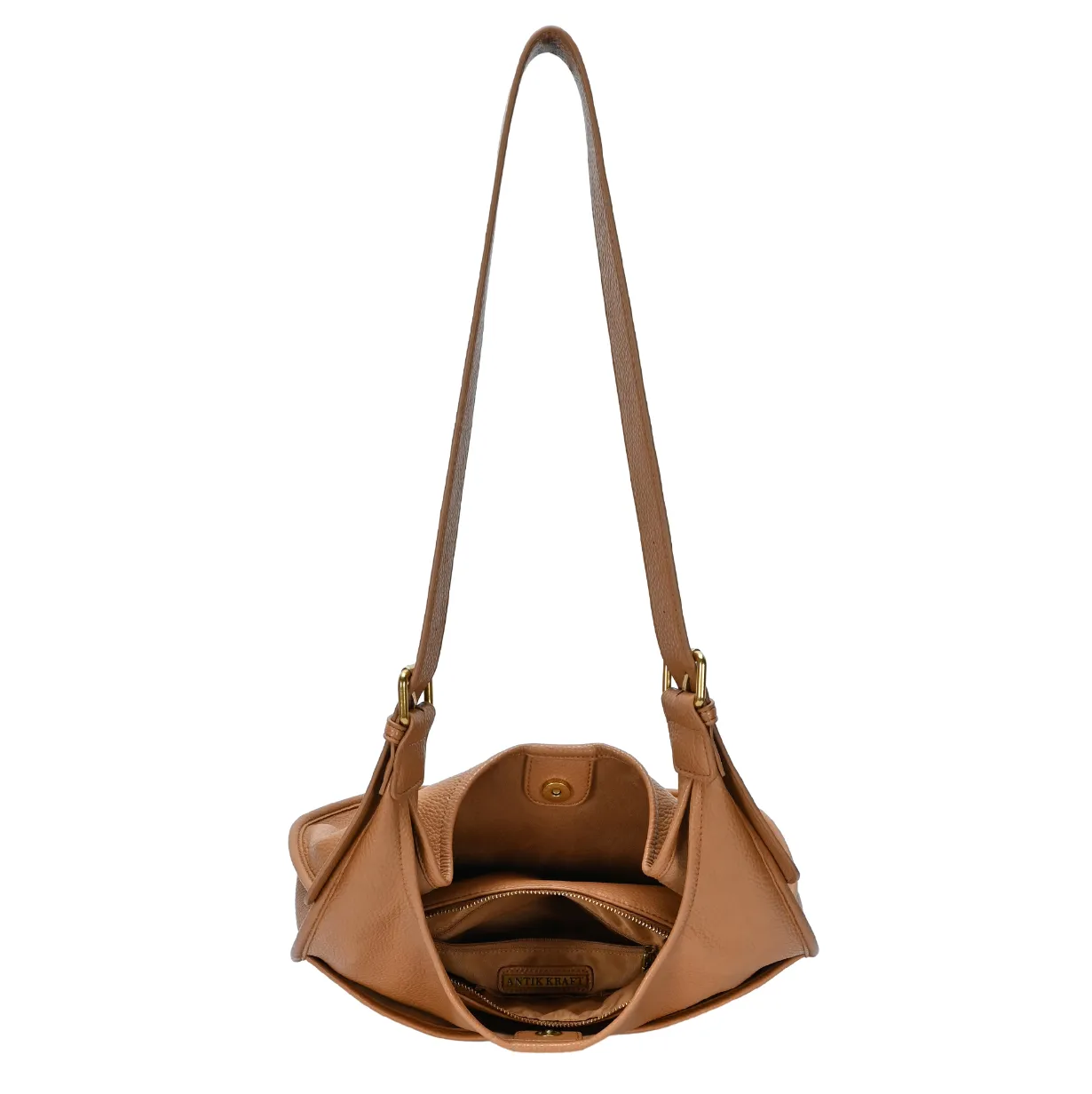 Hobo Tote Bag With Removable Pouch