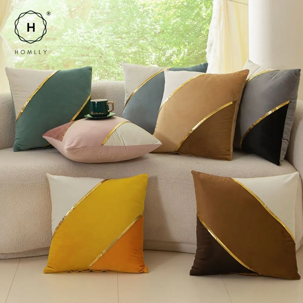 Homlly Ouno Velvet Cushion Cover