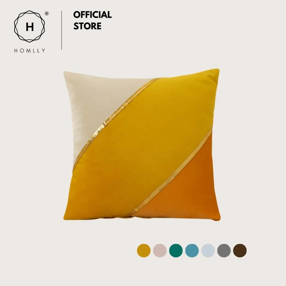 Homlly Ouno Velvet Cushion Cover
