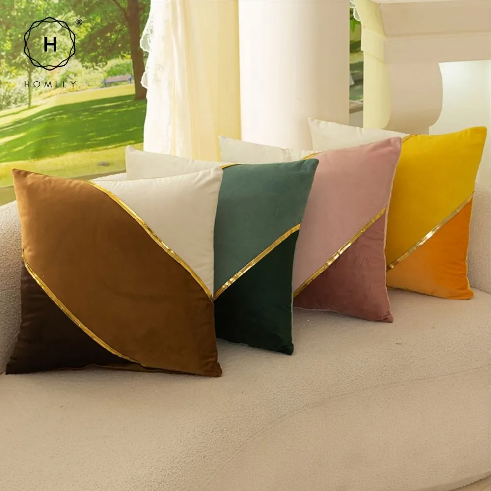 Homlly Ouno Velvet Cushion Cover