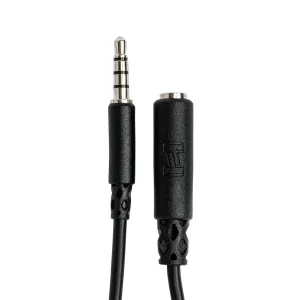 Hosa MHE-158 Headphone Adaptor, 3.5 mm TRRS to Slim 3.5 mm TRRS