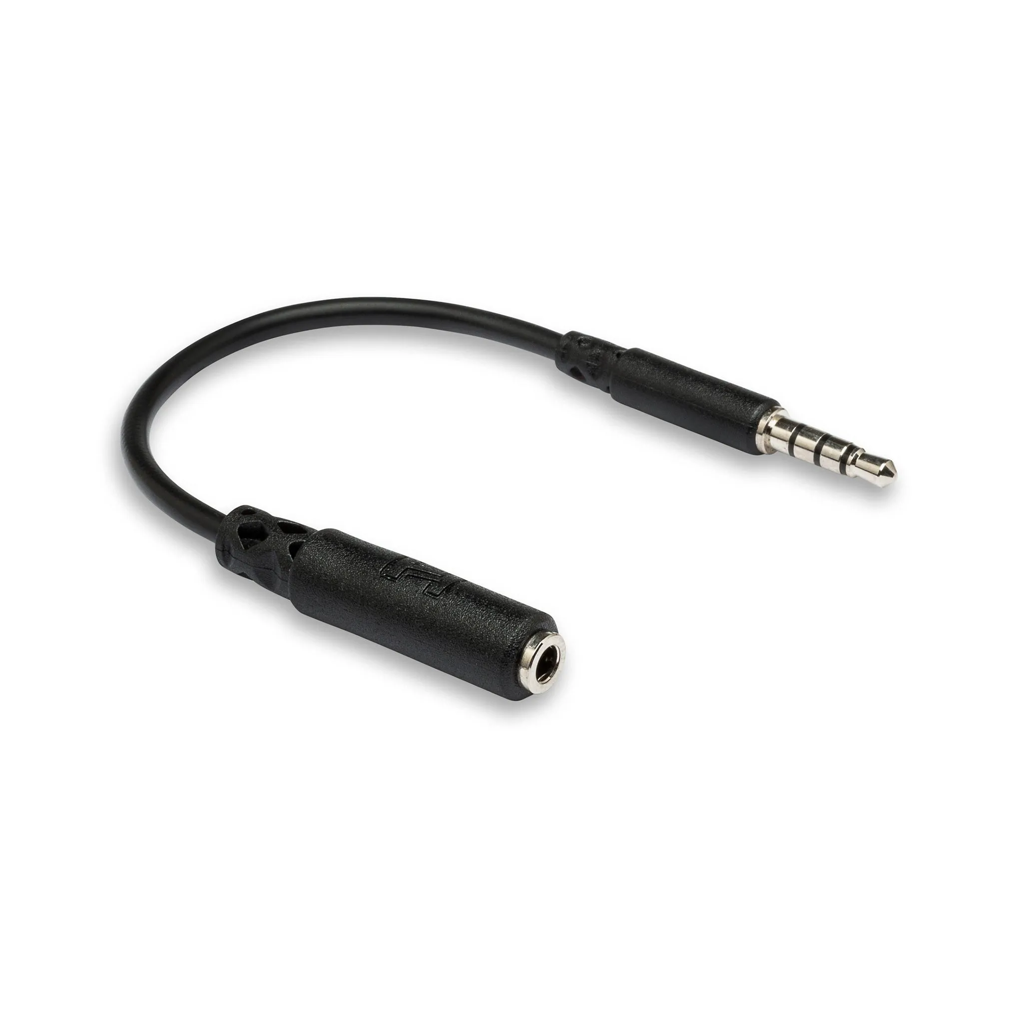 Hosa MHE-158 Headphone Adaptor, 3.5 mm TRRS to Slim 3.5 mm TRRS