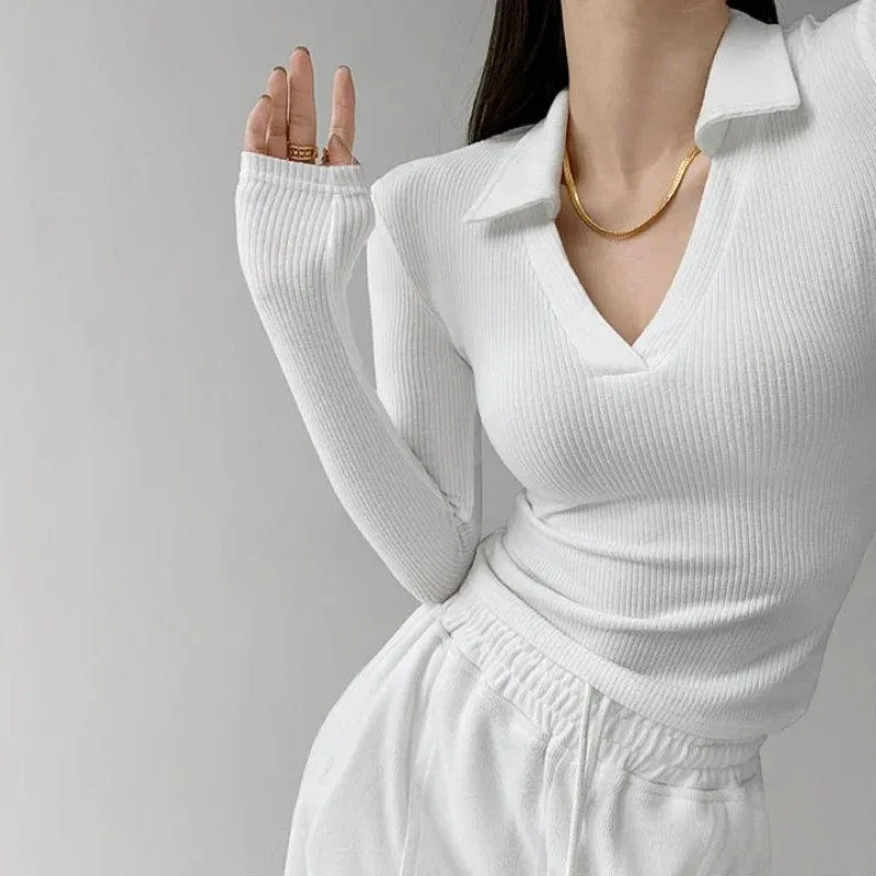 Isabel Long Sleeve Polo Shirt