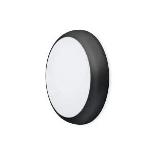 JCC JC070279 RadiaLED Rapid Pro Slim 12/18W IP65 3000/4000/5700K 300­Ø MW on/off EM BLK rim