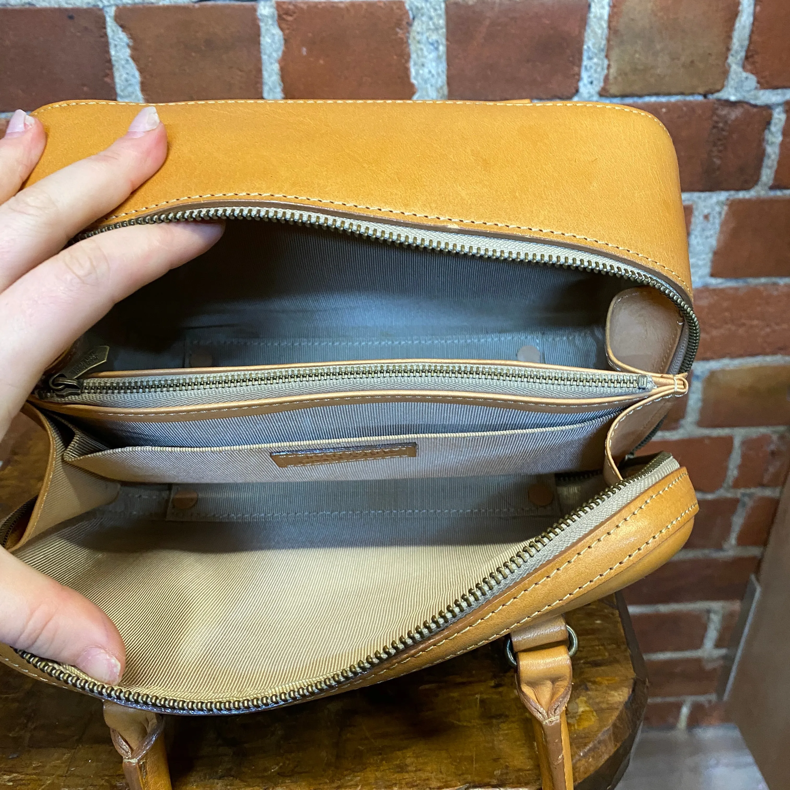 JEAN PAUL GAULTIER 1980s leather handbg